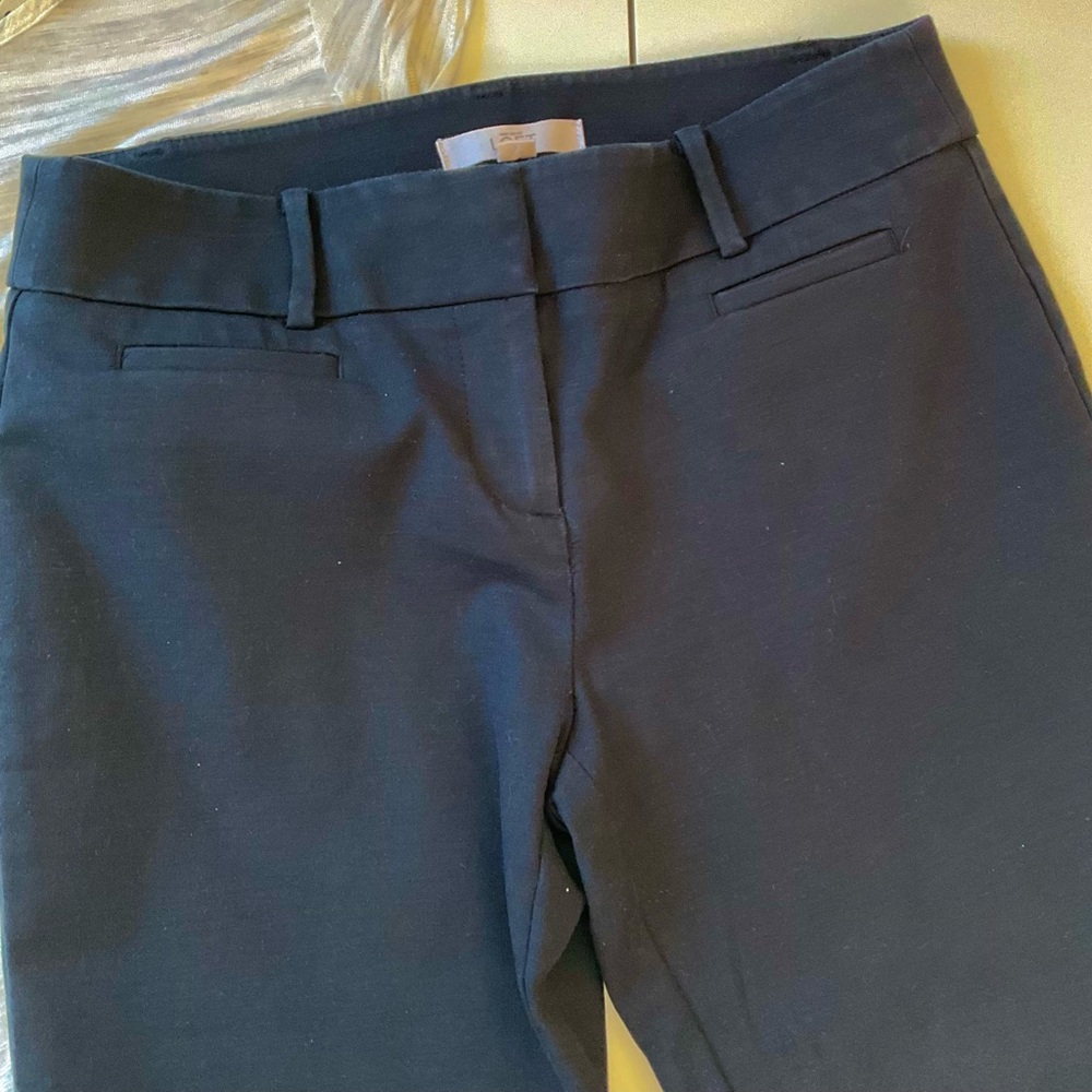 LOFT  Black Cropped Pants Marisa 4P - Picture 4 of 11